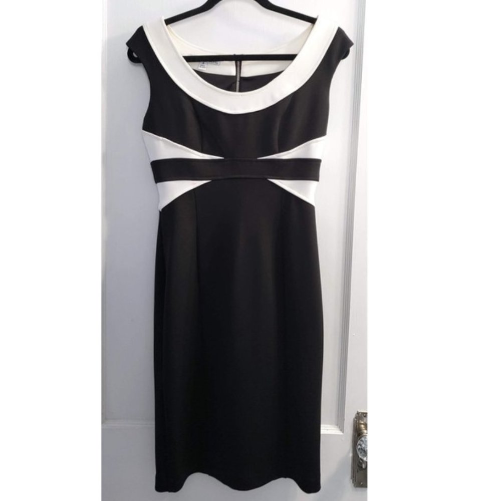 Maggy London Slimming Colorblock Sheath Dress
